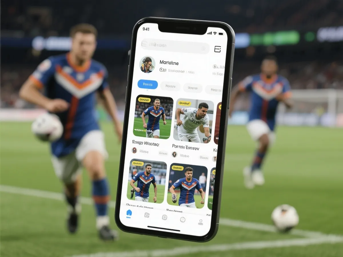 赛事与资讯展示界面